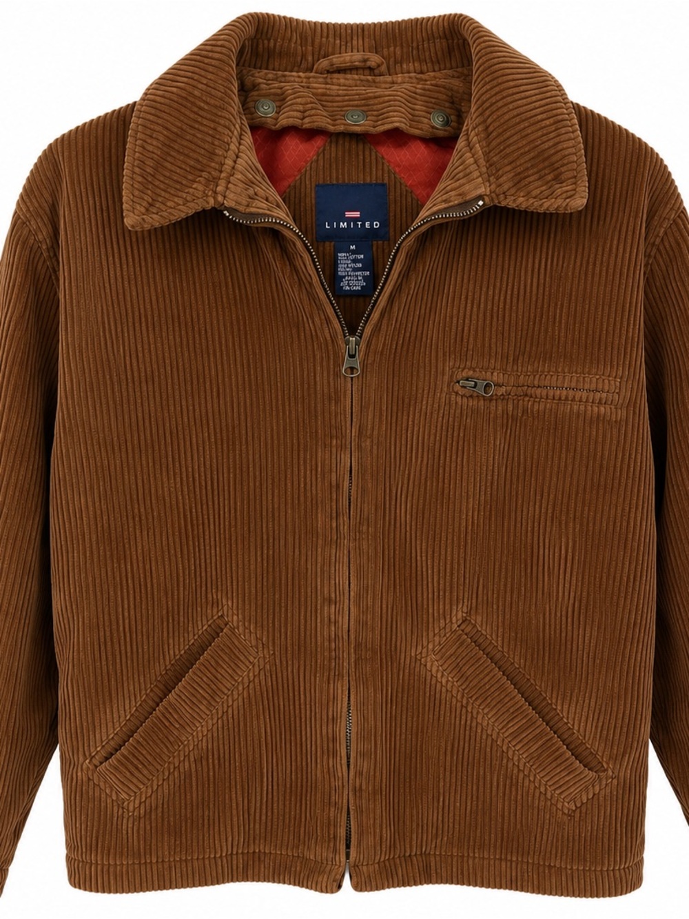 The Limited vintage women’s Brown Corduroy Zip Jacket size M